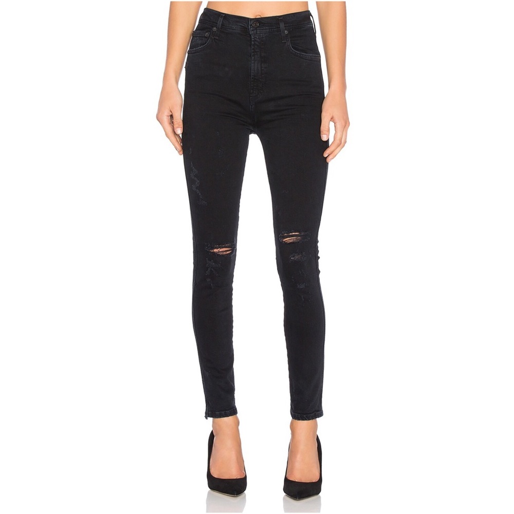 Agolde Sophie High Rise Skinny Jeans Princeton
